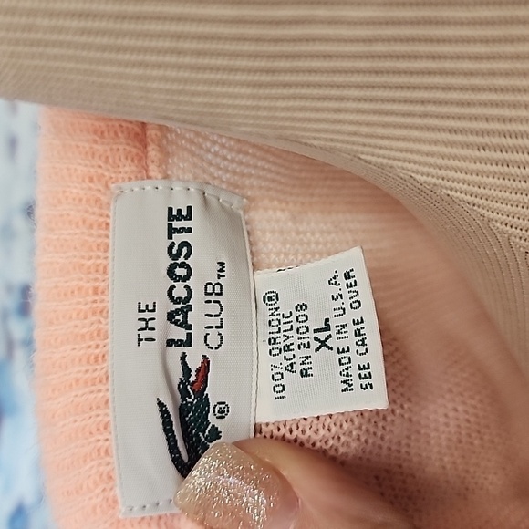Vtg RETRO Lacoste sweater Size XL - Picture 6 of 6